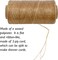 The Beadsmith Artificial Sinew Waxed Thread – Flat Polyester Craft String